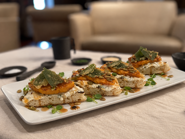 Whipped Ricotta & Roasted Butternut Squash.