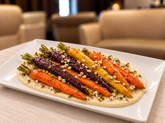 Honey Butter Glazed Carrots.