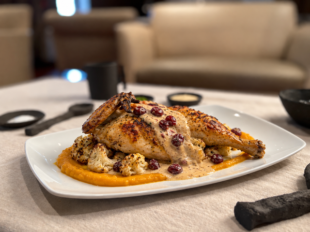 All-Natural Roasted Half Chicken.